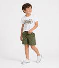 Conjunto Infantil Menino Curto Meia Malha Select Branco