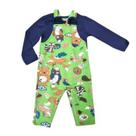 Conjunto Infantil Menino de Jardineira Moletom e Camiseta Manga Longa Conjunto Infantil Menino de Jardineira Moletom e Camiseta Manga Longa