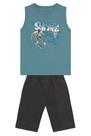 Conjunto infantil menino de skate Brandili