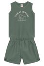 Conjunto infantil menino de skate com glitter Brandili Conjunto infantil menino de skate com glitter Brandili