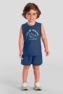 Conjunto infantil menino de skate com glitter Brandili Conjunto infantil menino de skate com glitter Brandili