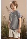 Conjunto Infantil Menino em Meia Malha e Molecotton