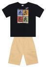 Conjunto infantil menino em moletinho de skate Brandili
