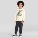 Conjunto infantil menino em moletom de skate Brandili