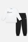 Conjunto Infantil Menino Estampa 3D Preto Divertto