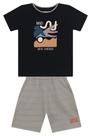 Conjunto infantil menino estampado Mundi