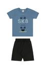 Conjunto Infantil Menino Estampado SK8 Elian - 241212 Conjunto Infantil Menino Estampado SK8 Elian - 241212
