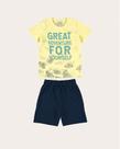Conjunto Infantil Menino Great Adventure For Yourself Piquê Premium Malwee Kids