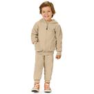 Conjunto Infantil Menino Inverno Jaqueta Com Capuz E Calça Moletom Peluciado - Angerô