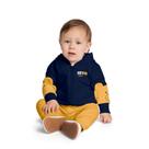 Conjunto Infantil Menino Jaqueta e Calça Moletom Peluciado Confortável Moderno Kyly