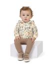 Conjunto Infantil Menino Jaqueta Estampa Cachorros Em Moletom Malwee Kids 1