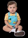 Conjunto infantil menino jardineira em moletinho malwee kids m