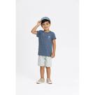 Conjunto Infantil Menino Manga Curta Alakazoo Ref. A5038 Cor:AzulTamanho:10
