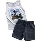 Conjunto Infantil Menino Regata e Bermuda 120027 - Malwee Kids