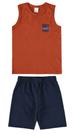 Conjunto infantil menino regata e bermuda em moletinho malwee kids 16