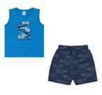 Conjunto Infantil Menino Regata Jacaré Pulla Bulla Ref 44259