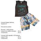 Conjunto Infantil Menino Tamanho 01- Regata Califórnia