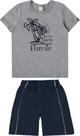 Conjunto Infantil Menino Train Every Day Em Algodão Malwee Kids 4