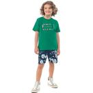 Conjunto Infantil Menino Verão Camiseta e Bermuda Floresta 2 peças - Angerô