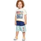 Conjunto Infantil Menino Verão Camiseta E Bermuda Tactel Bike 2 peças - Angerô