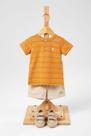 Conjunto Infantil menino Verão cor laranja Conjunto Infantil menino Verão cor laranja