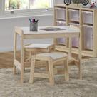 Conjunto Infantil Mesa com 2 Banquetas Castelo Casatema MadeiraOriginals