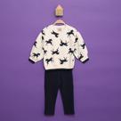 Conjunto Infantil Milon Moletom Peluciado Horse Blusa + Calça Feminino