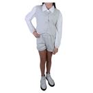 Conjunto Infantil Modernice Kit 3 Peças Cinza - 805 Conjunto Infantil Modernice Kit 3 Peças Cinza - 805