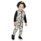 Conjunto Infantil Moletinho Menina Pinguim Elian 3 pçs