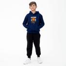 Conjunto Infantil Moletom Capuz Calça Unissex Conforto Térmico Inverno Estilo Moderno Kids