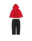 Conjunto Infantil Moletom Com Capuz Menina Hello!!!