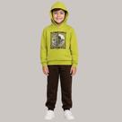 Conjunto Infantil Moletom com Capuz Menino Estampa DONT LET THE GAME END”