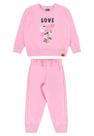 Conjunto Infantil Moletom Glitter Bee Loop