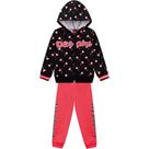 Conjunto Infantil Moletom Kyly Neon Com Capuz Ziper Moda Inverno Quentinho Jaqueta E Calça