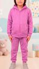 Conjunto Infantil Moletom Menina Calça Punho Blusa Capuz4137
