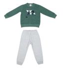 Conjunto Infantil Moletom Menino Estampa de Urso - Marca Brandili