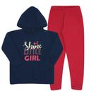 Conjunto Infantil Moletom Pelúciado Feminino Pulla Bulla