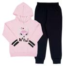 Conjunto Infantil Moletom Pelúciado Feminino Pulla Bulla