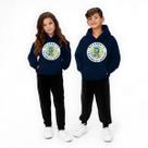 Conjunto Infantil Moletom Premium Algodão Estampado Calça Jogger Quente Macio Roupa Infantil Inverno
