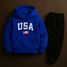 Conjunto Infantil Moletom Premium Gringo Flanelado Várias Cores Juvenil USA