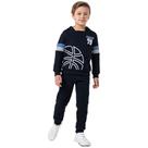 Conjunto Infantil Moletom Preto Athletic Basketball Com Capuz Vrasalon Tamanho:12 anos