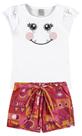 Conjunto Infantil Monstros Cor Branco