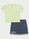 Conjunto Infantil Morango Verde Abrange