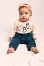 Conjunto infantil para Bebê Body Manga Longa e Calça Mijão Baby - Pé de amor