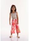 Conjunto Infantil para Menina com Top e Calça Gatinhos Três e Já