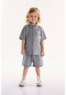 Conjunto Infantil para Menino com Camisa e Short oMar Três e Já