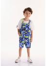 Conjunto Infantil para Menino oMar com Camiseta e Jardineira Três e Já