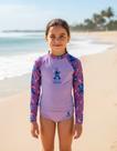 Conjunto Infantil Piscina Praia UV50 Stitch