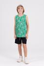 Conjunto Infantil Poliplex Folhas Verde