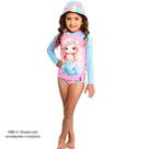 Conjunto Infantil Praia e Piscina Marujos e Sereias UV50+ com estampa Sereia